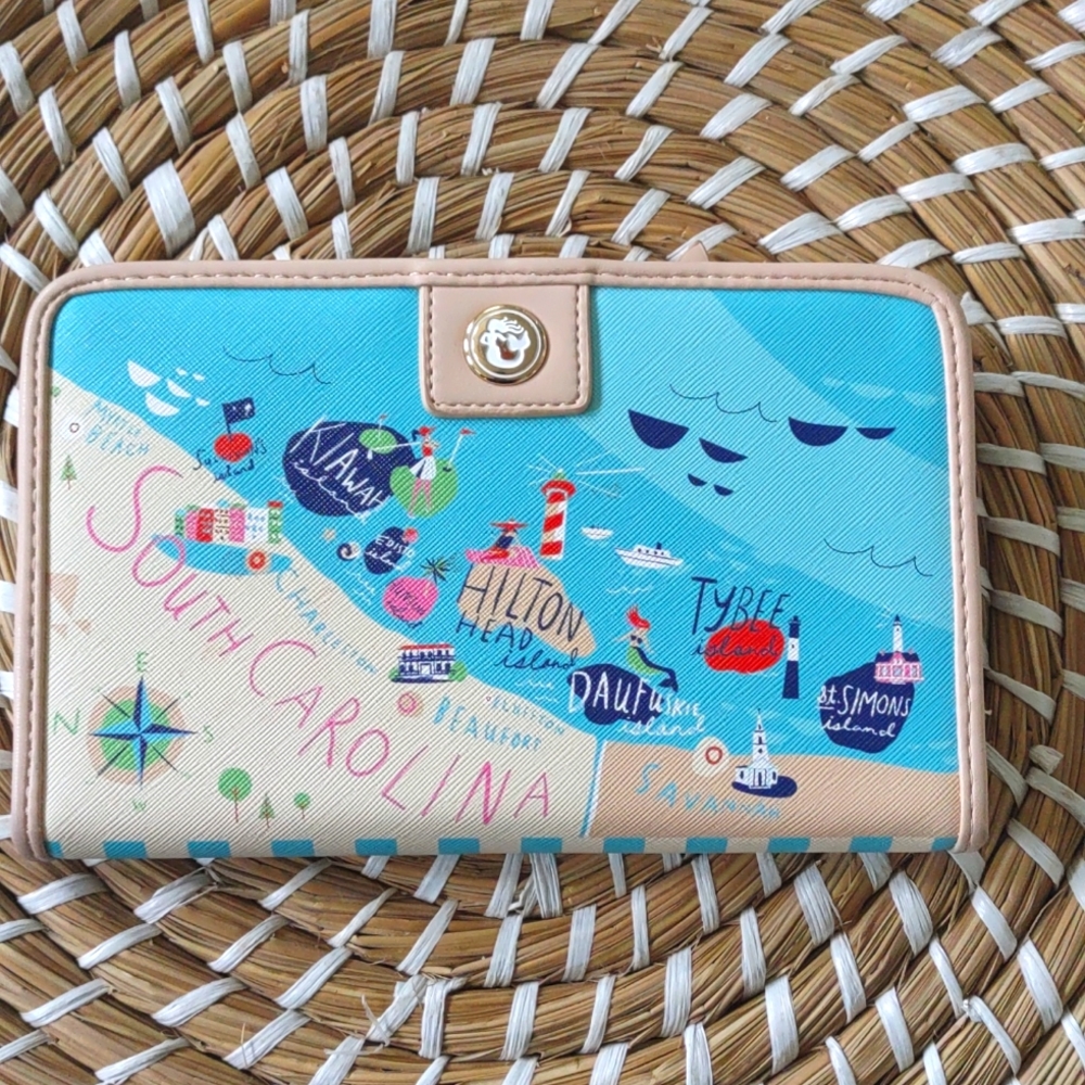 Spartina 449 Carolina Sea Islands Snap Wallet